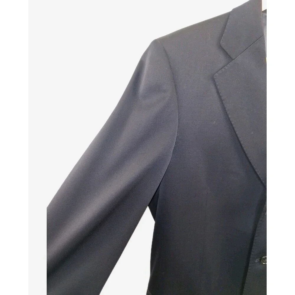 Emilio Yuste Men's 2 Piece Suit 38R 100% Wool Spain Pleated Pants $825 Retail